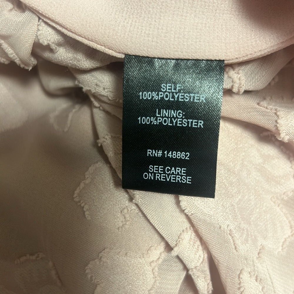 Torrid Chiffon Clip Floral Bubble Hem Blouse Sz 5X - Picture 6 of 6